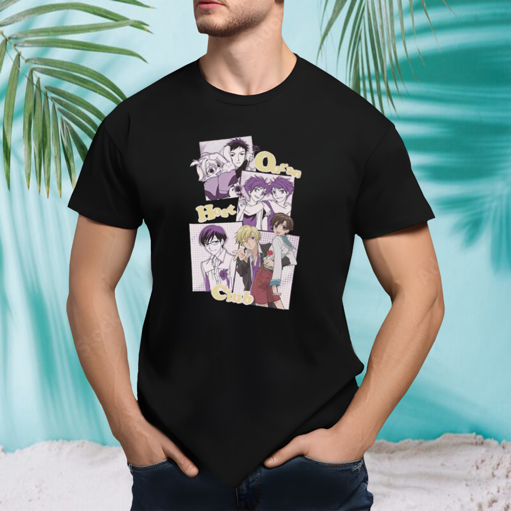 Ouran High School Host Club Crew Poses shirt