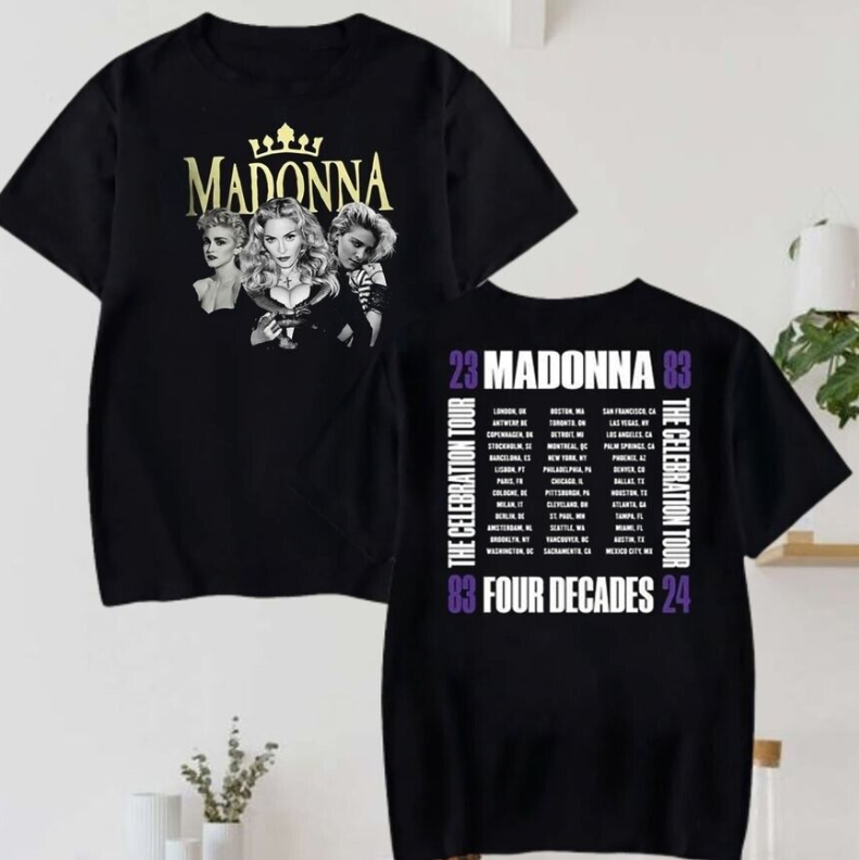 2024 Tour Madonna The Celebration TShirt