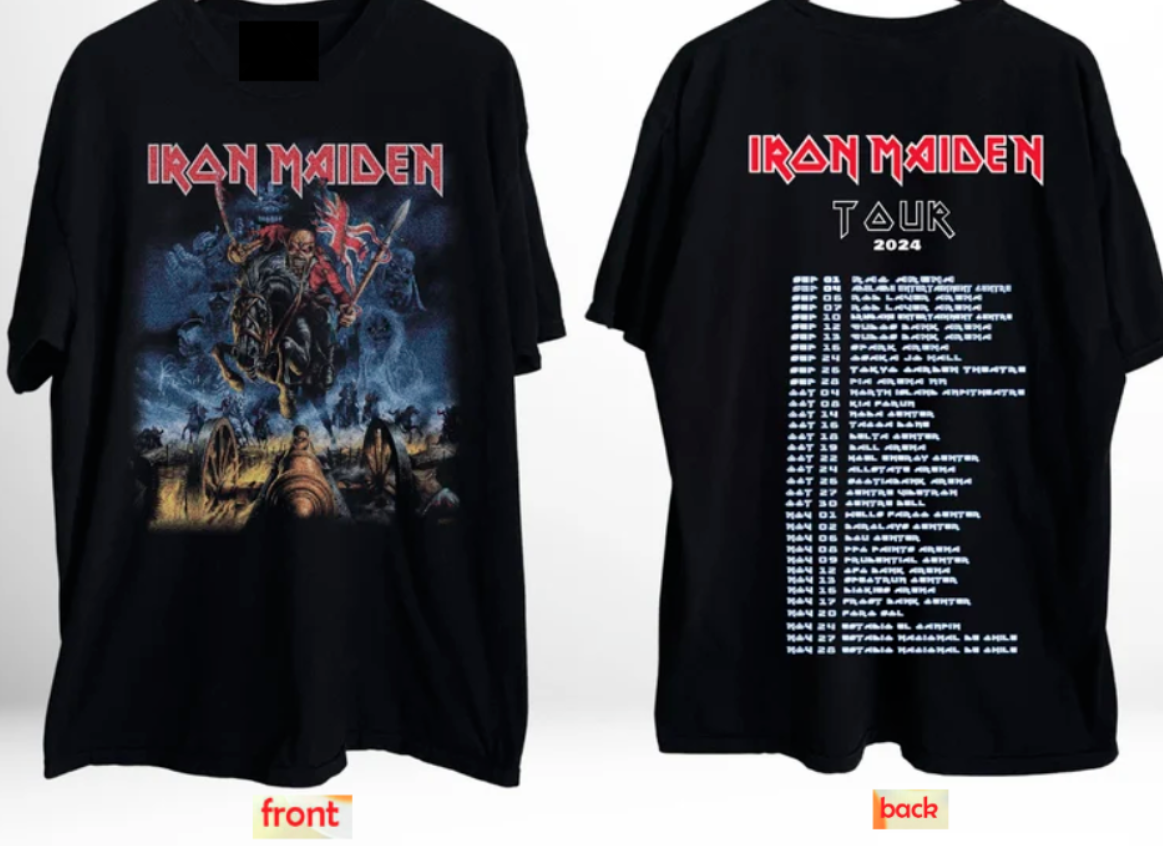 2024 Tour T-Shirt Maiden Iron