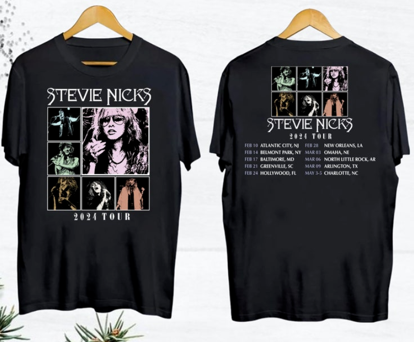 90s Vintage Stevie Nicks T-Shirt, 2024 Stevie Nicks Live In Concert T-Shirt