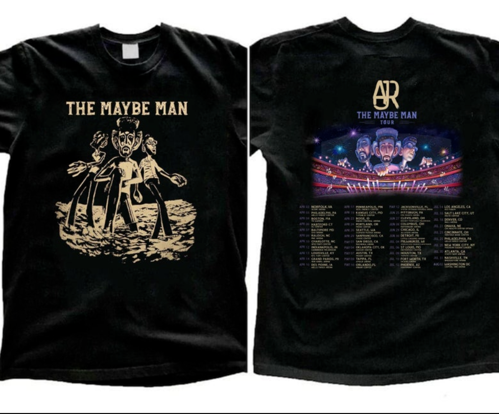 AJR The Maybe Man Tour 2024 T-shirt