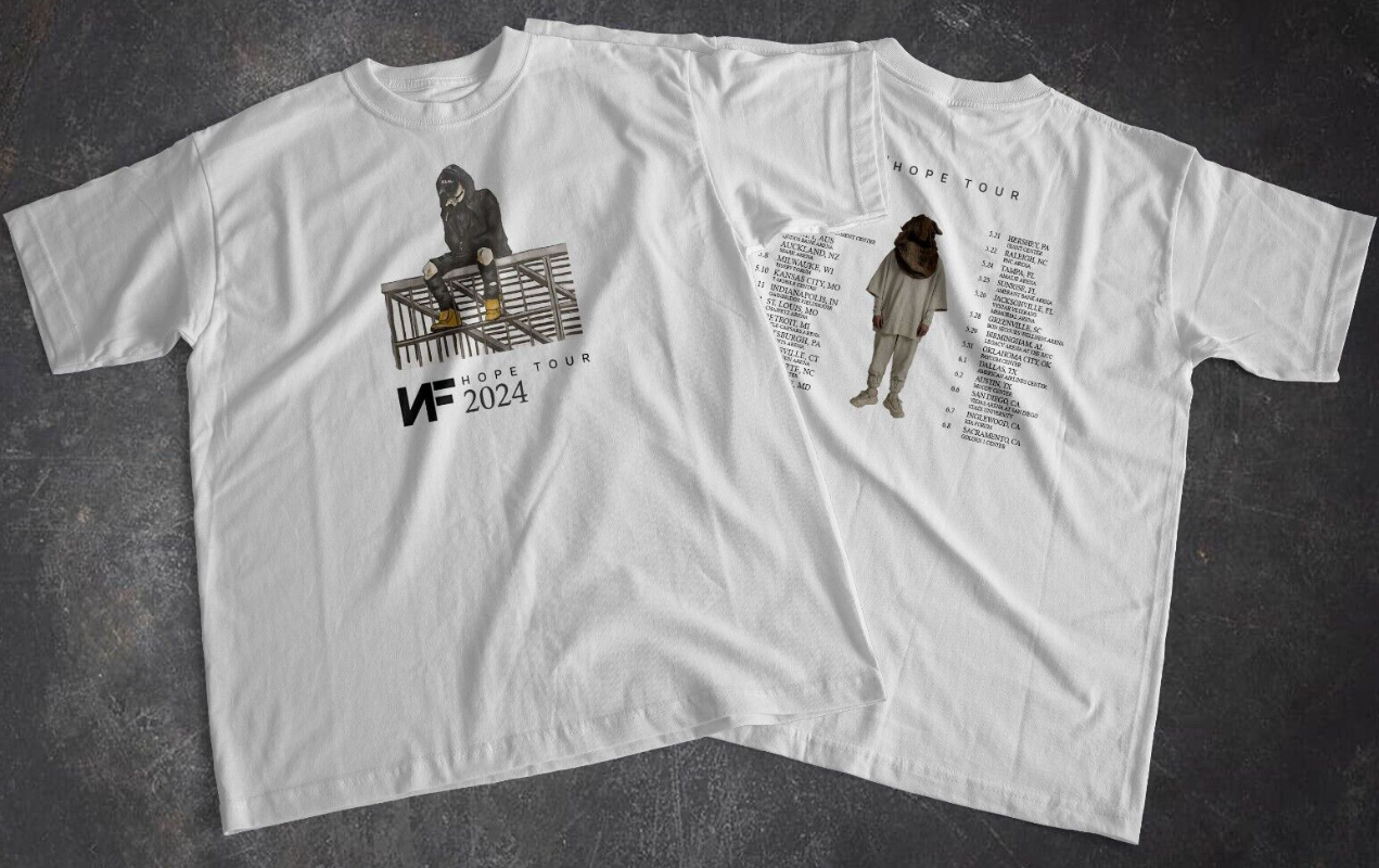 Best NF Hope Tour 2024 T-Shirt 2 Side Gift Fans