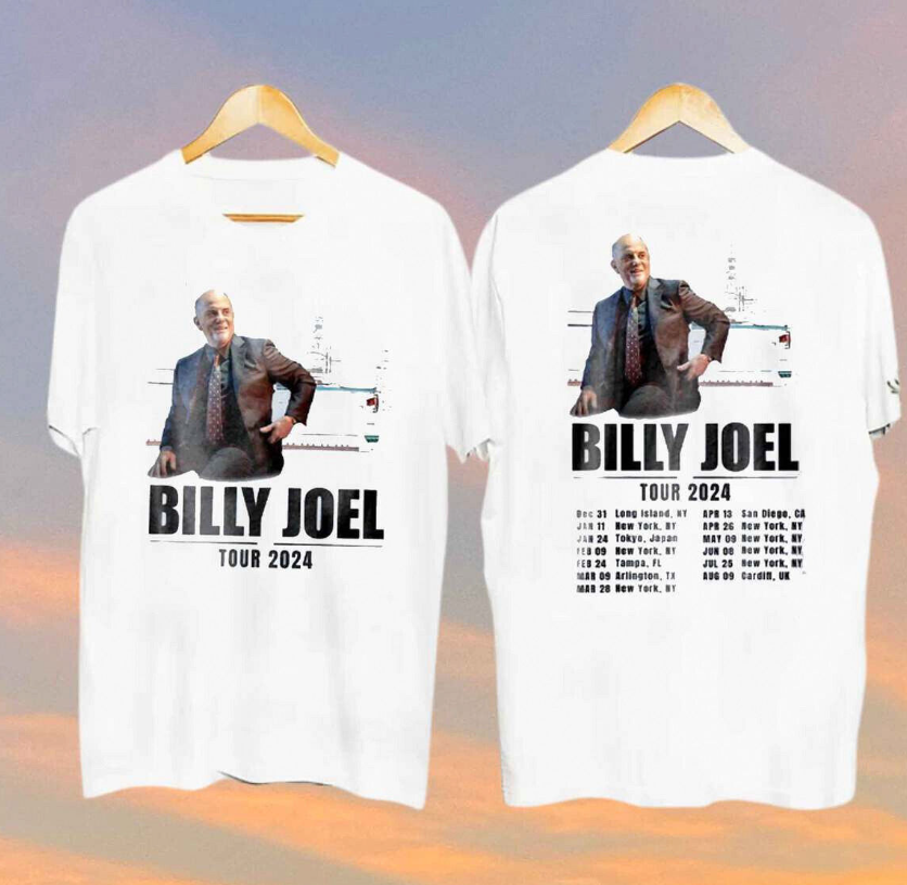 Billy Joel World Tour Music 2024 T-Shirt