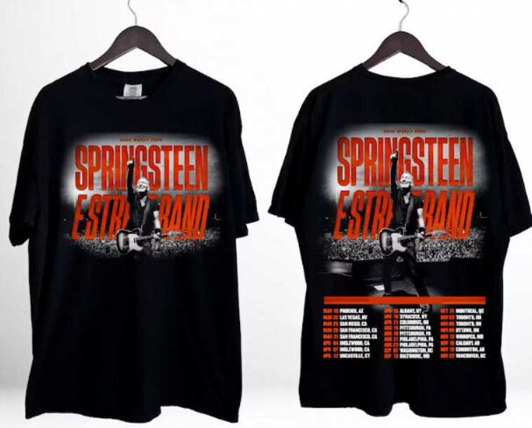 Bruce Springsteen 2024 Tour Shirt, 2024 Bruce Springsteen Tour tshirt