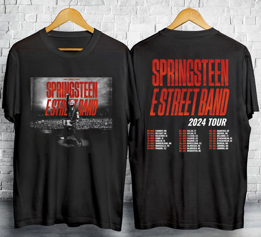 Bruce Springsteen and E Street Band UK And Europe Tour 2024 Shirt