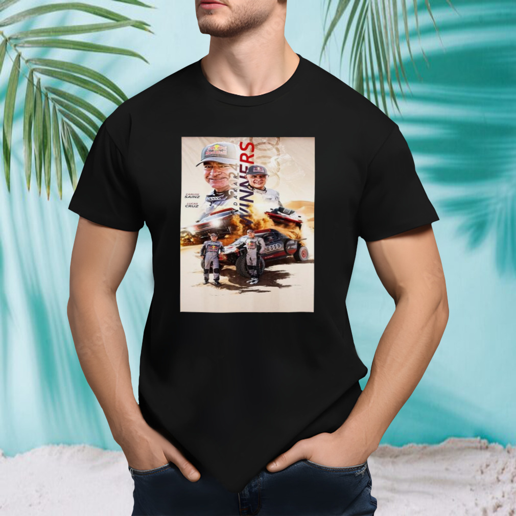 Congratulations Carlos Sainz And Lucas Crus Win The Dakar 2024 T-shirt