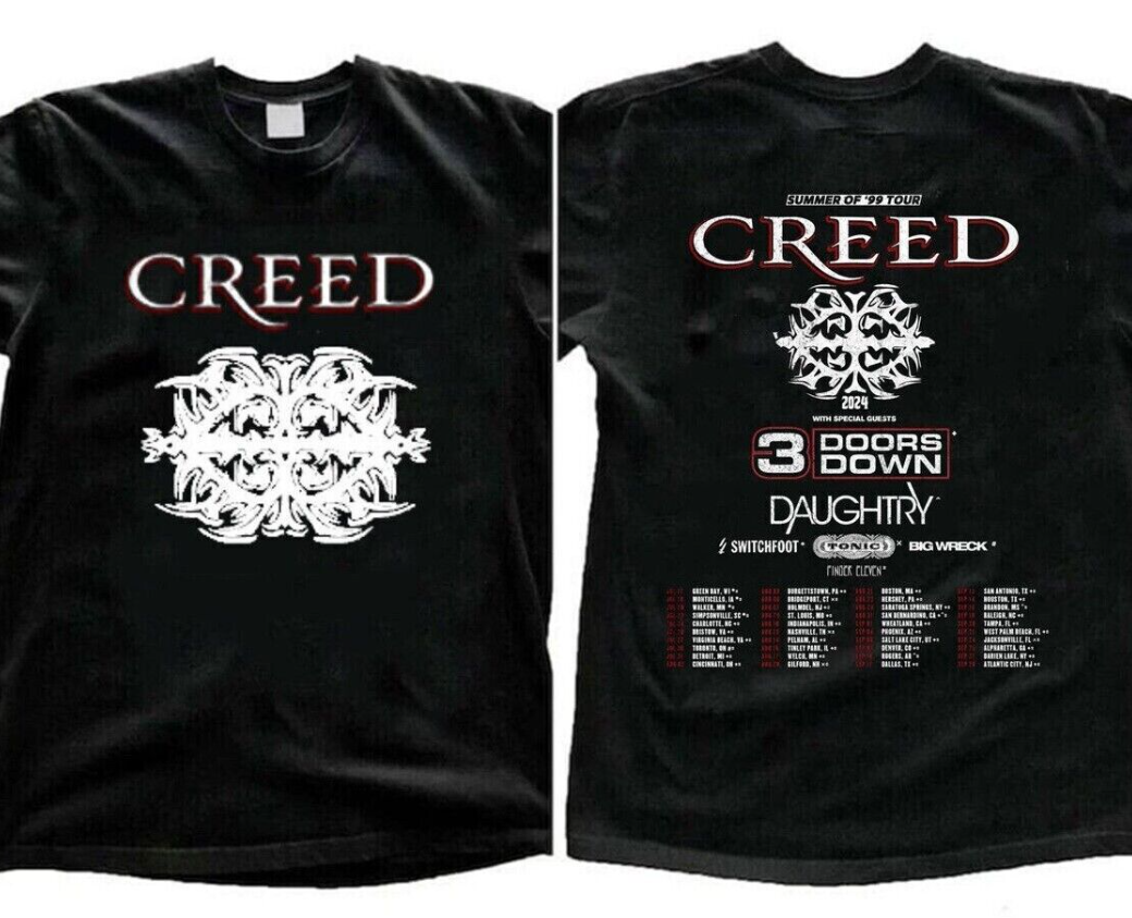 Creed 2024 Tour Summer of ’99 Tour Shirt