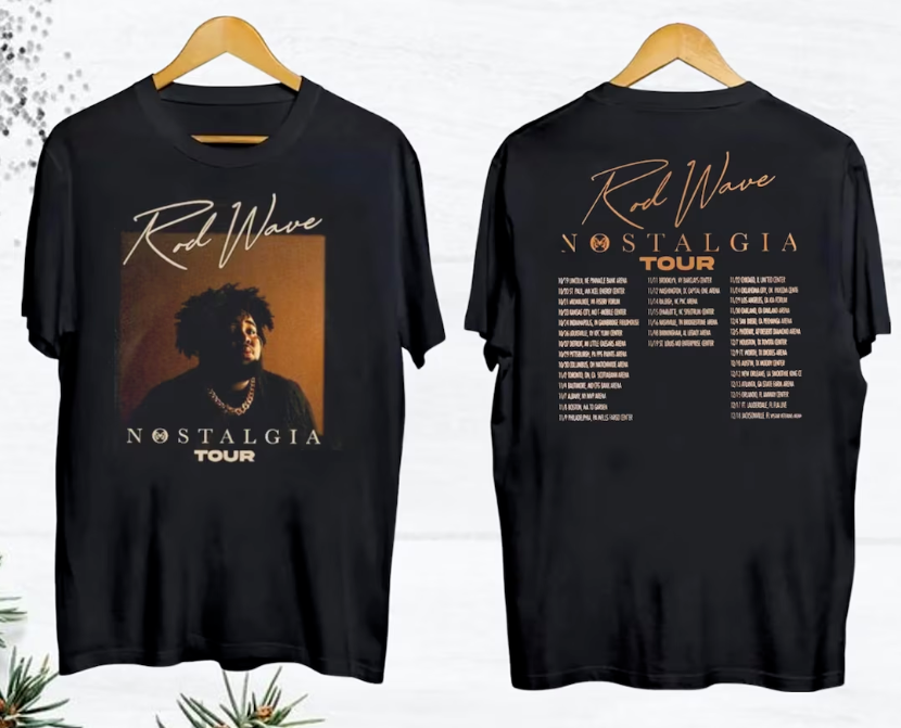 Graphic Rod Wave Nostalgia Tour 2024 Shirt Gift For Fan