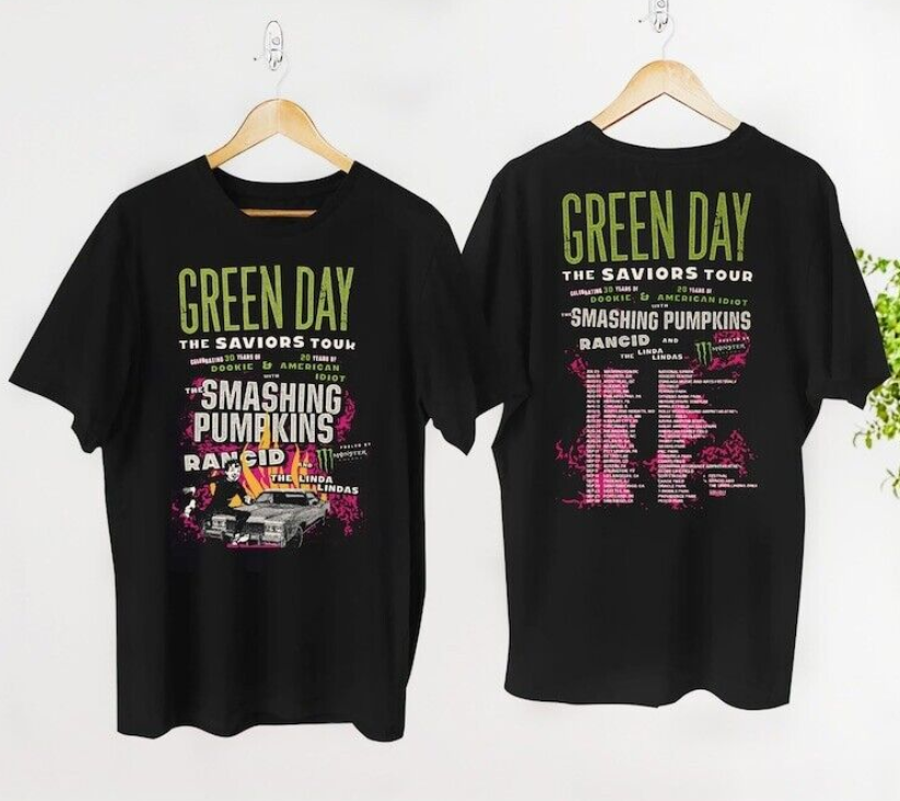 Green Day The Saviors 2024 Tour T-Shirt