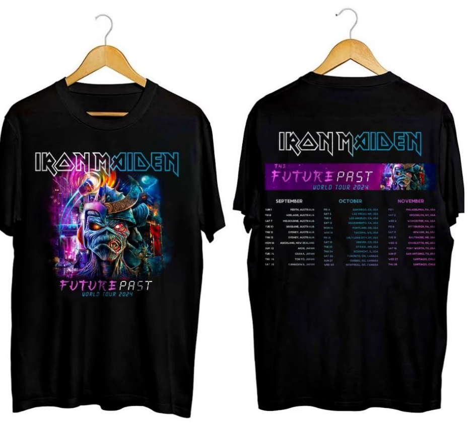 Iron Maiden 2024 Tour T-Shirt