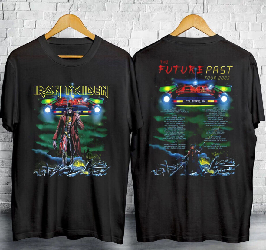 Iron Maiden Band Future Past Tour 2024 Unisex T-Shirt