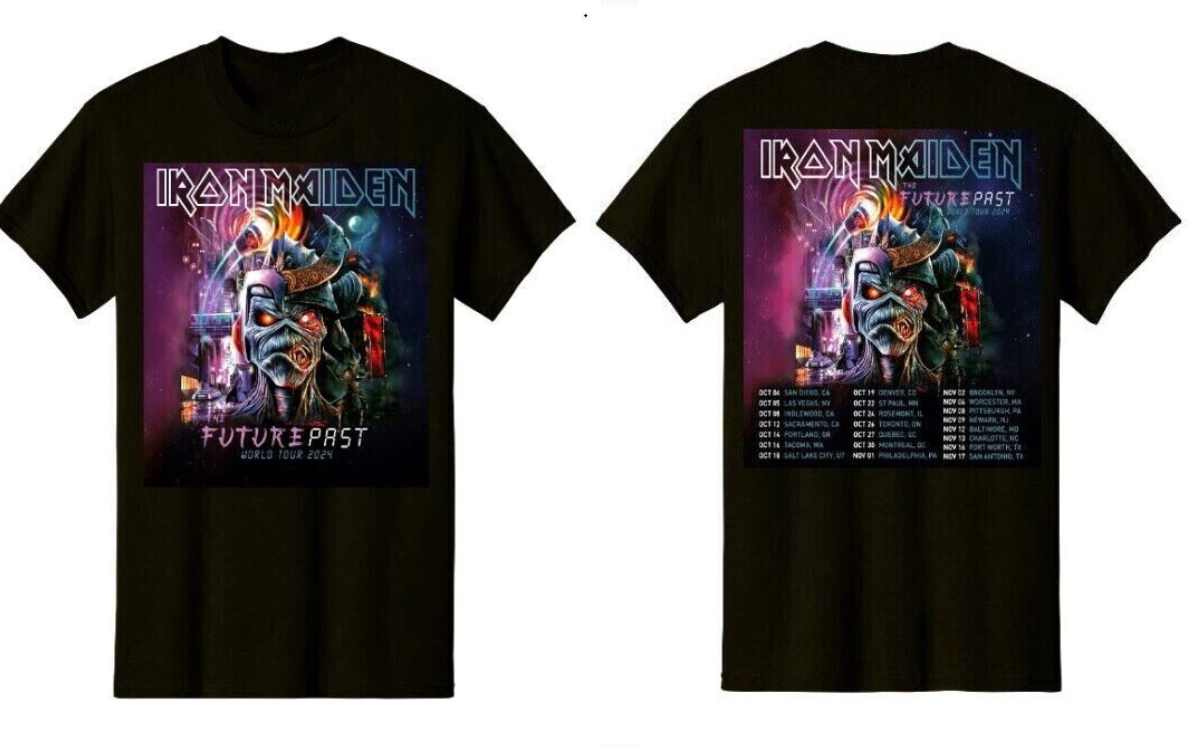 Iron Maiden Future Past World Tour U.S 2024, Unisex T Shirt