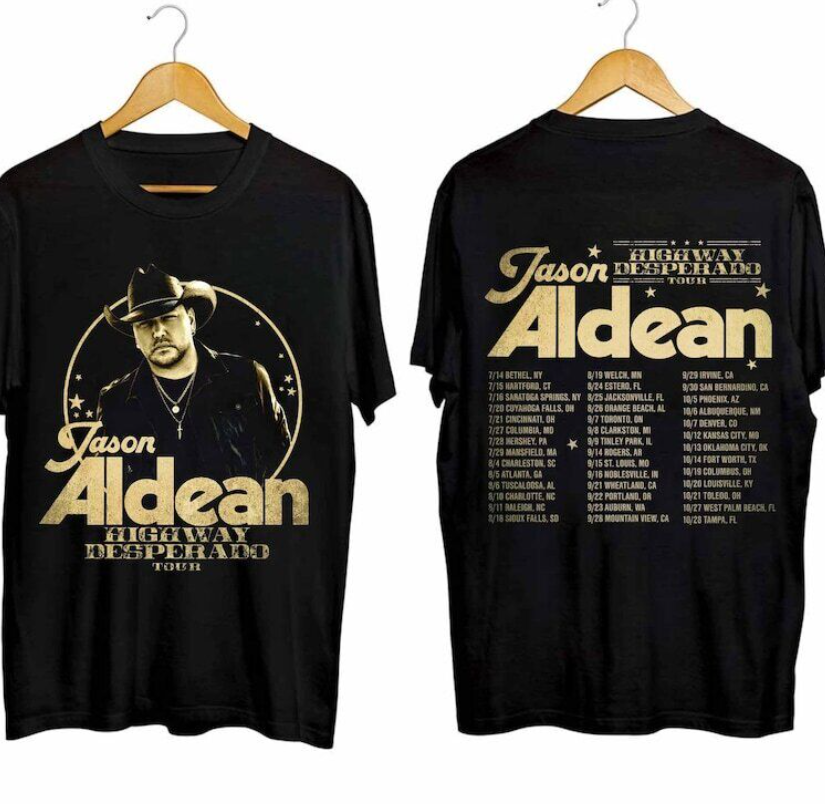 Jason Aldean Highway Desperado Tour 2024 Shirt, Jason Aldean Fan Shirt