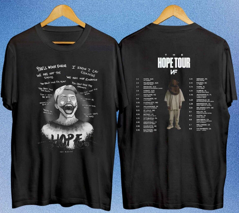 NF Hope Music Tour 2024 Shirt Unisex For Fans