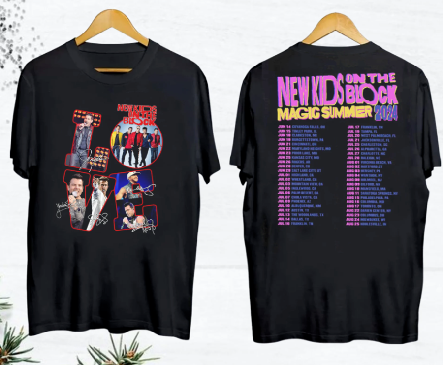 NKOTB 2024 Tour Shirt, New Kids on the Block The Magic Summer Tour T-Shirt