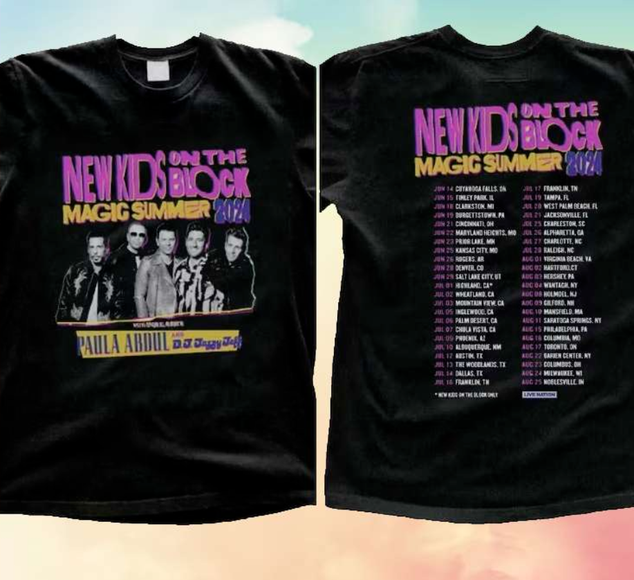 NKOTB Magic Summer 2024 Tour T-Shirt