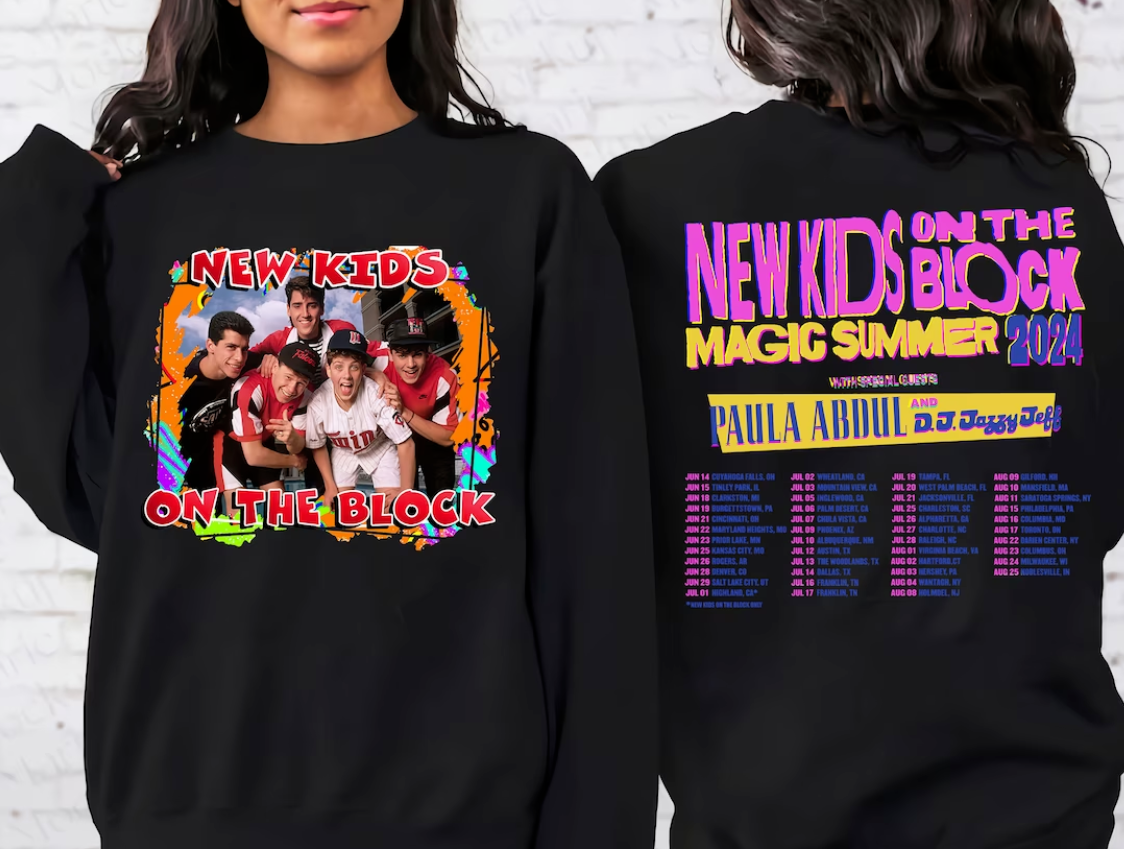 NKOTB The Magic Summer Music Tour 2024 Sweatshirt For Fans