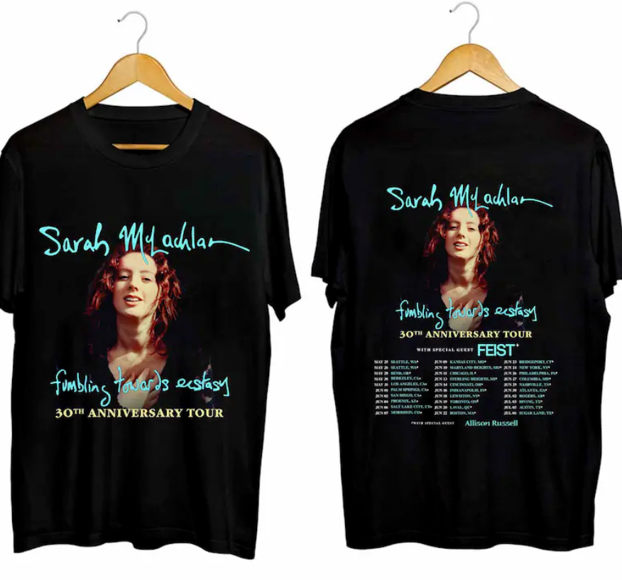 Sarah McLachlan Music Tour Shirt 2024 Unisex For Fans