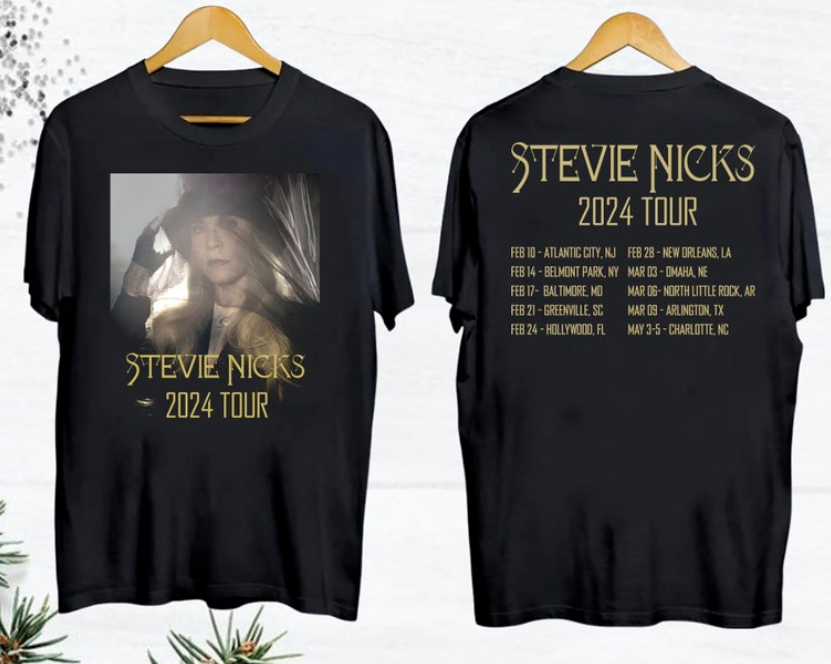 Stevie Nicks 2024 Live In Concert T-Shirt, Vintage Stevie Nicks Shirt Fan Gifts