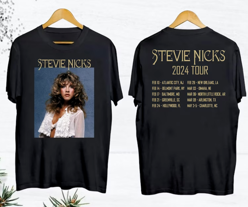 Stevie Nicks 90s Vintage TShirt, Stevie Nicks 2024 Tour Shirt