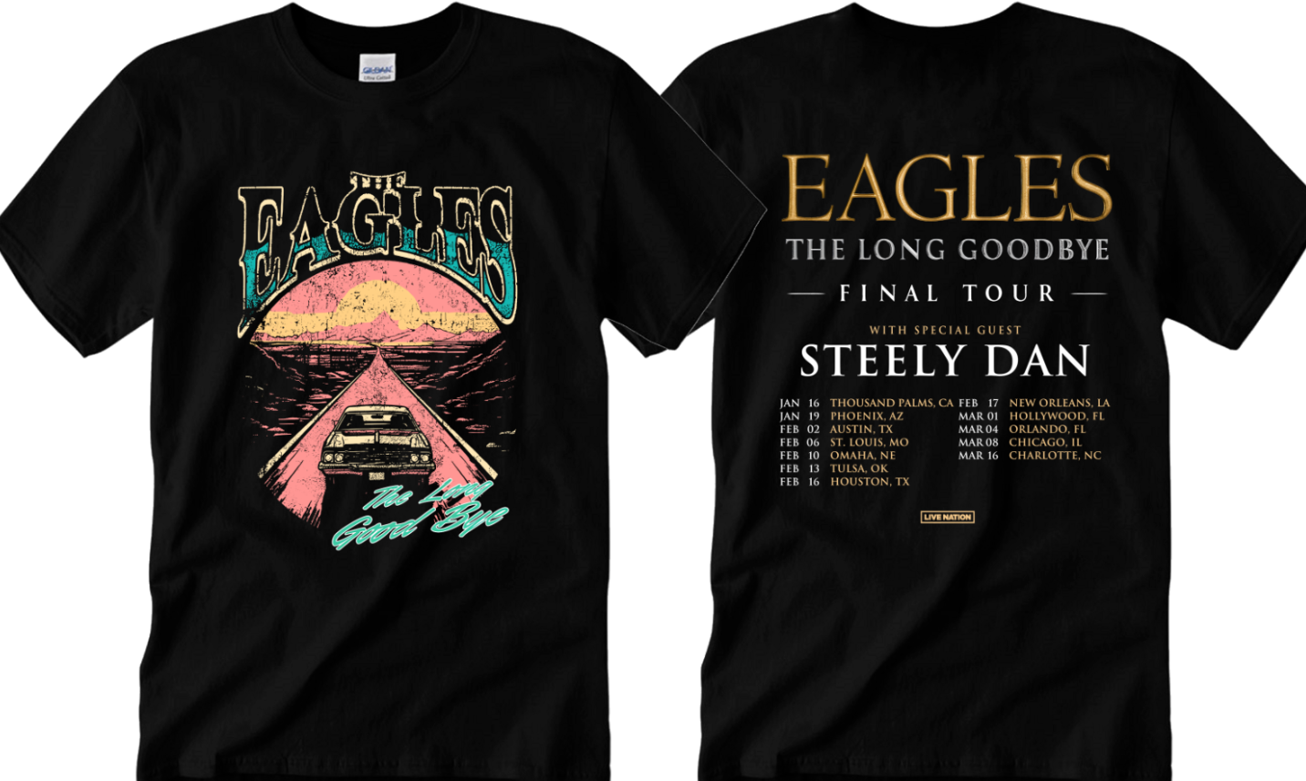 The Eagles 2024 Tour shirt