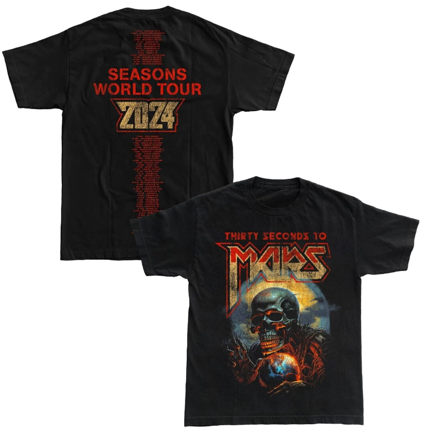 Thirty seconds to mars Seasons World Tour 2024 T-Shirt