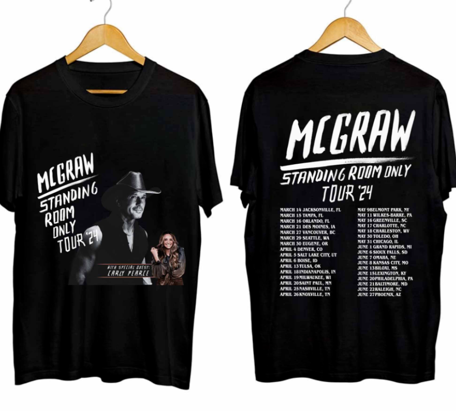 Tim McGraw 2024 Tour Standing Room Only T-Shirt