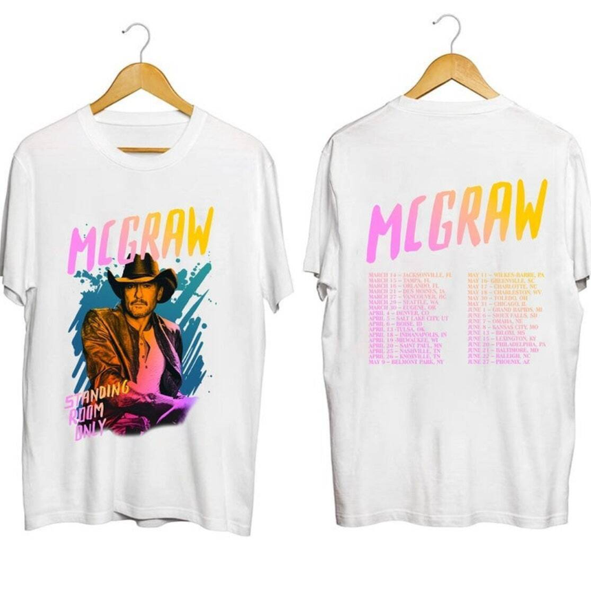 Tim McGraw 2024 Tour shirt