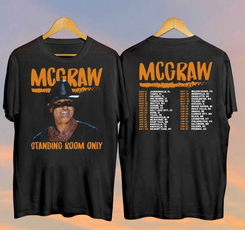 Tim Mcgraw Music Tour 2024 T-Shirt Gift Fans Music