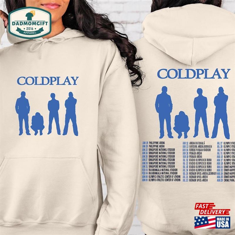 Coldplay Sweatshirt World Tour 2024 T-Shirt Unisex