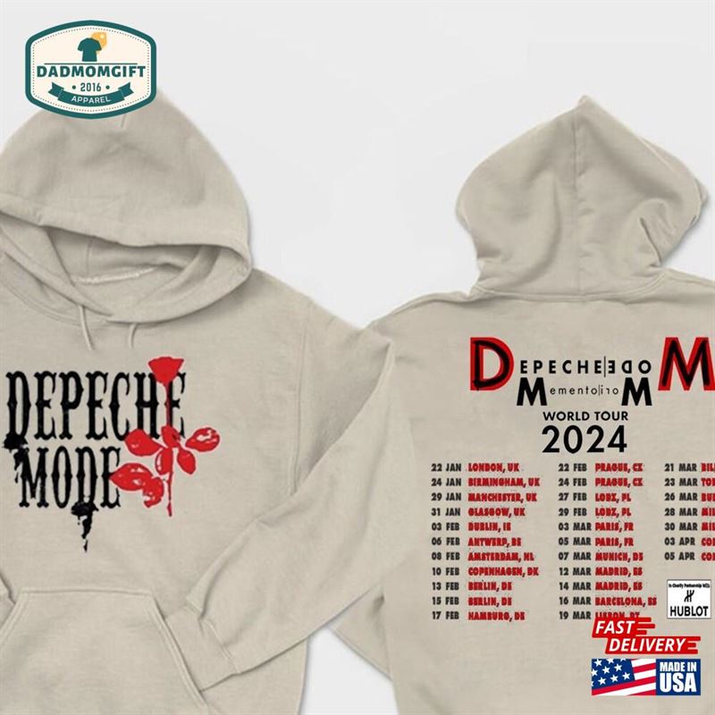 Depeche Mode Memento Mori World Tour T-Shirt 2024 Classic