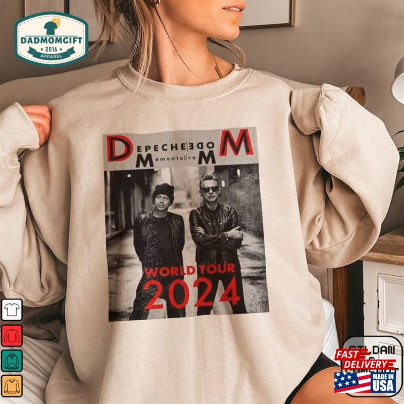 Depeche Mode World Tour 2024 T-Shirt Memento Mori Shirt Sweatshirt Classic