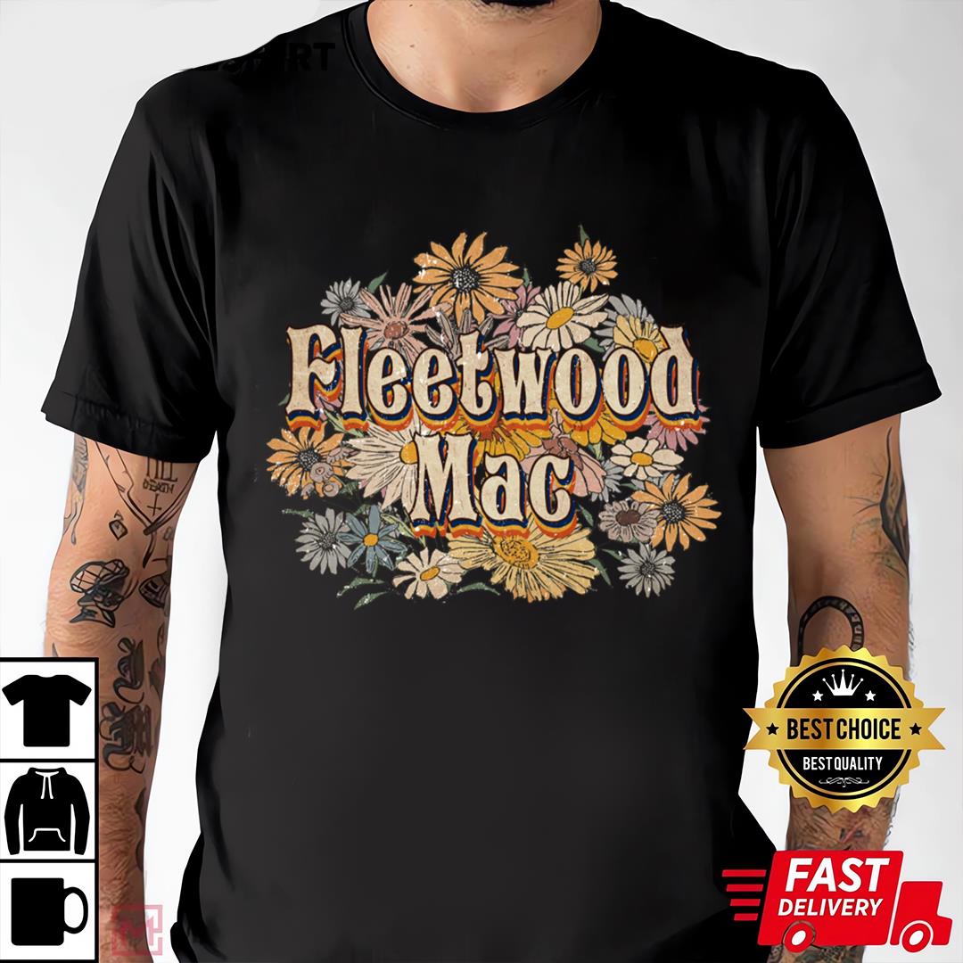 Personalized Mac Name Birthday Fleetwood 70s 80s 90s Styles T-Shirt