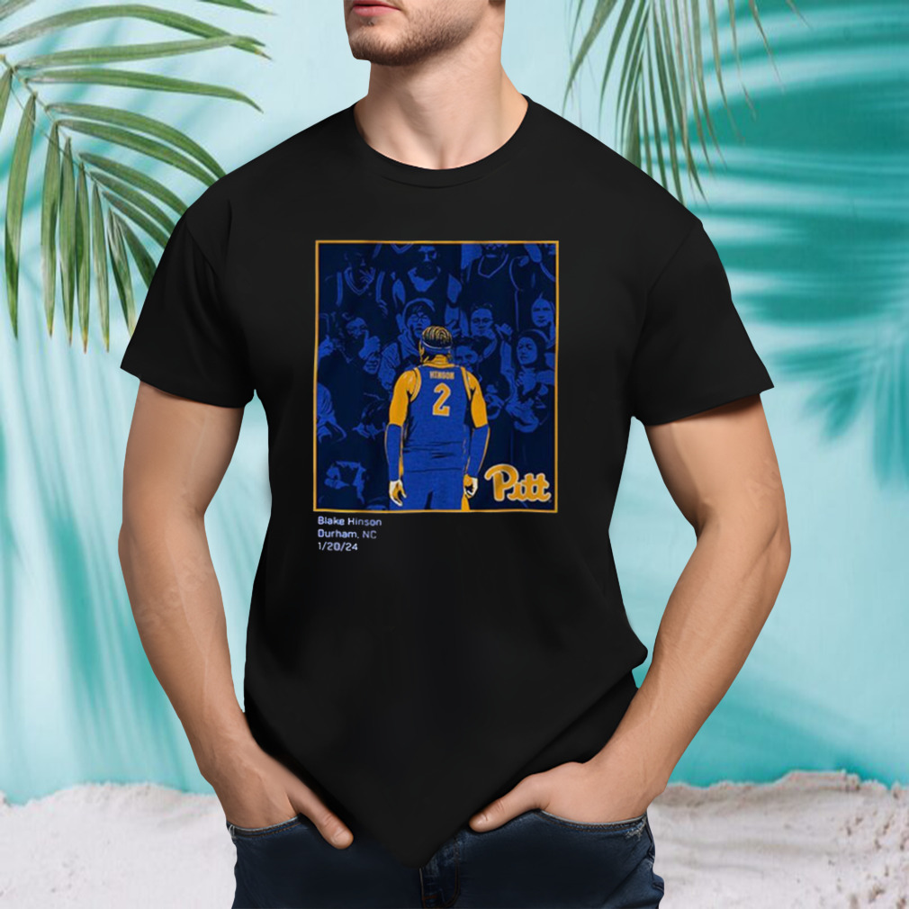 Pitt Basketball Blake Hinson Hang It In The Louvre Shirt