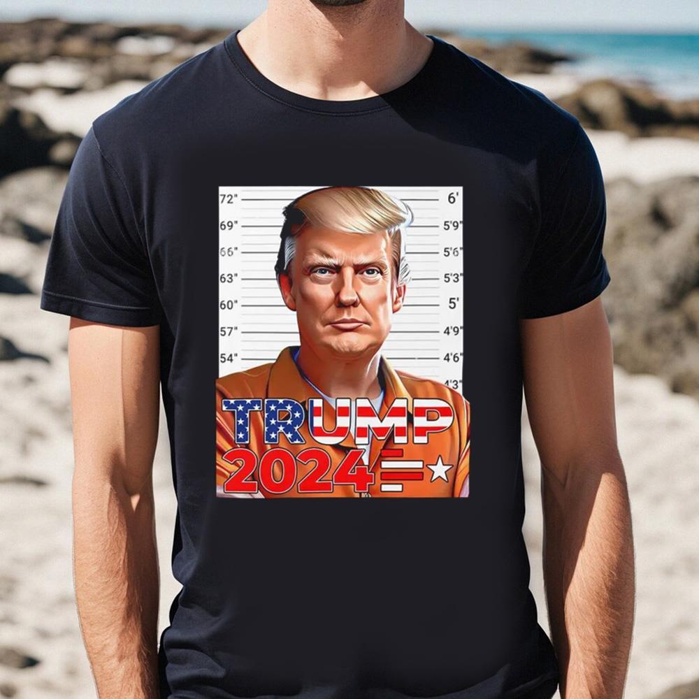 President Donald Trump Mug Shot Tshirt Lock Him Up Youre Next Jail T-Shirt