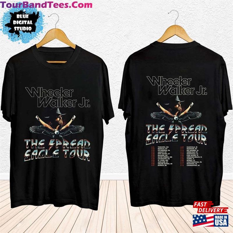 Wheeler Walker Jr The Spread Eagle Tour 2024 Shirt Sweatshirt Unisex