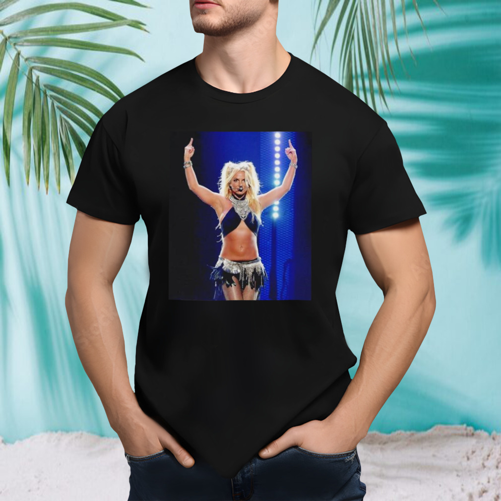 Britney Spears Middle Finger shirt