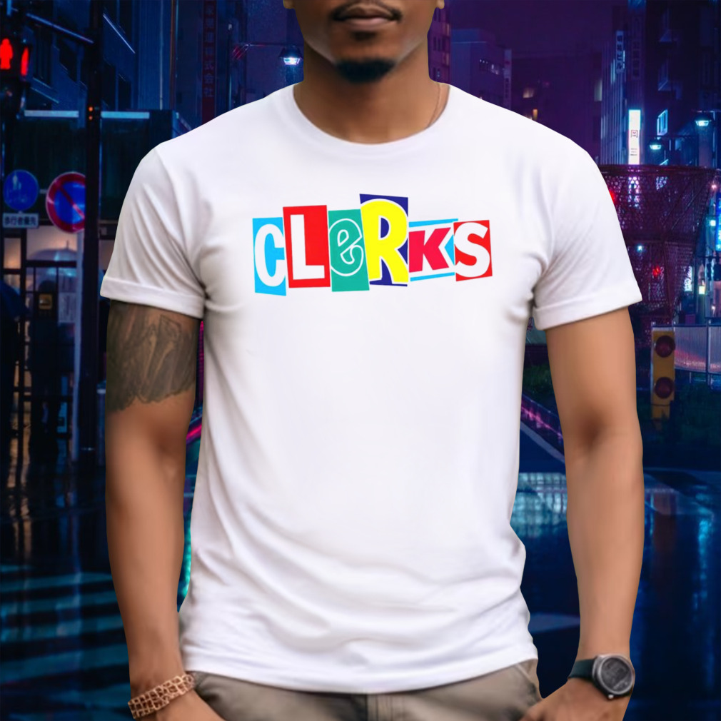 Clerks animated logo shirt