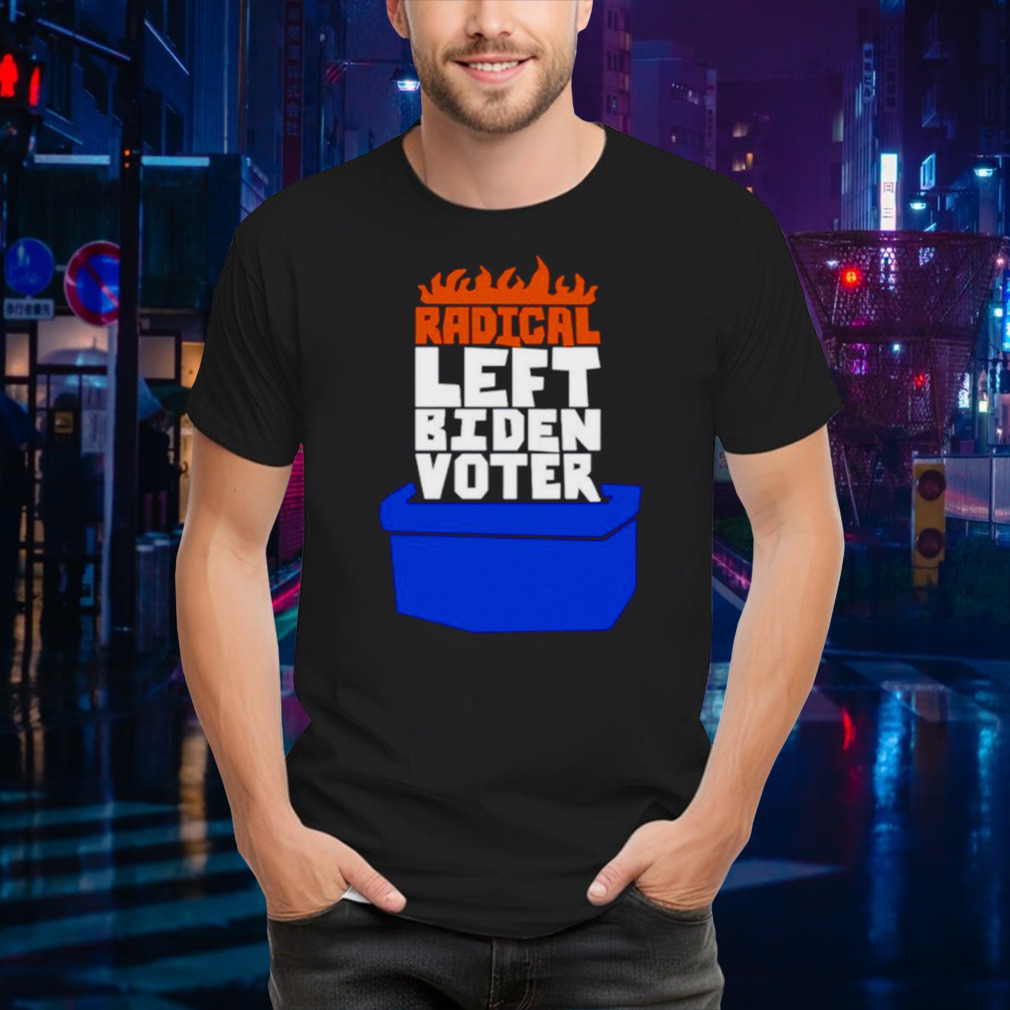 Michael Tracey Radical Left Biden Voter shirt