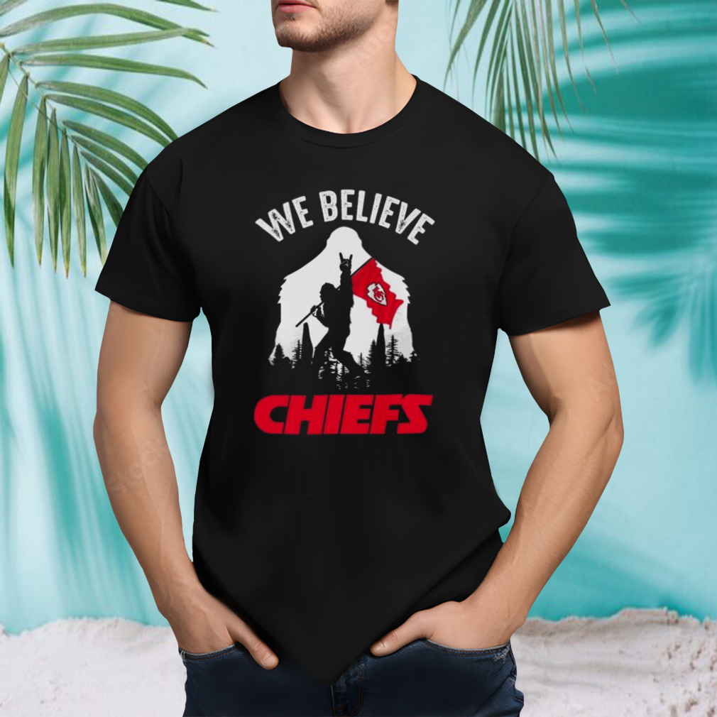Bigfoot We Believe Kansas City Chiefs 2024 Shirt