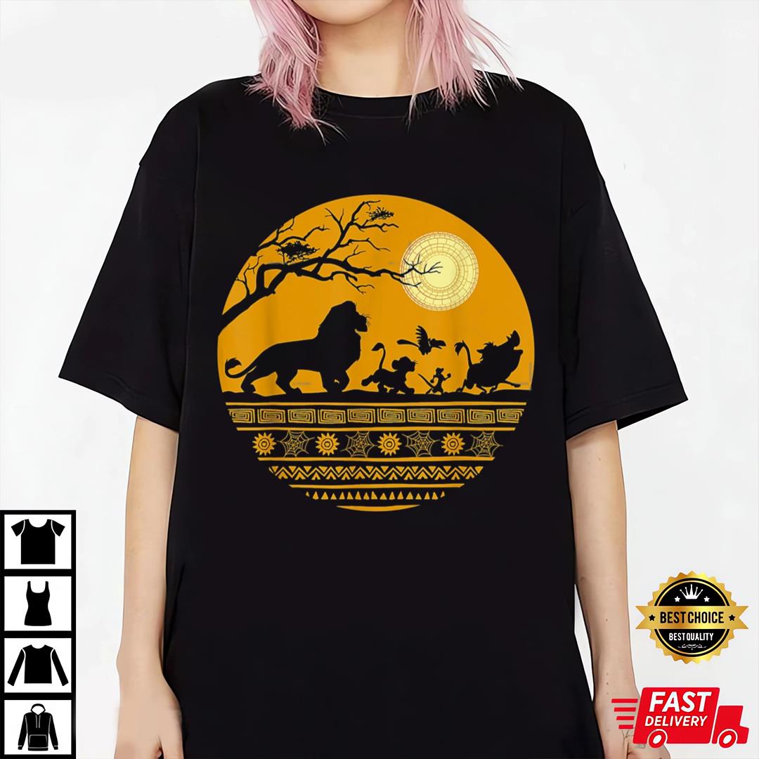 Lion, King, Hakuna, Matata Halloween Circle Classic T-Shirt
