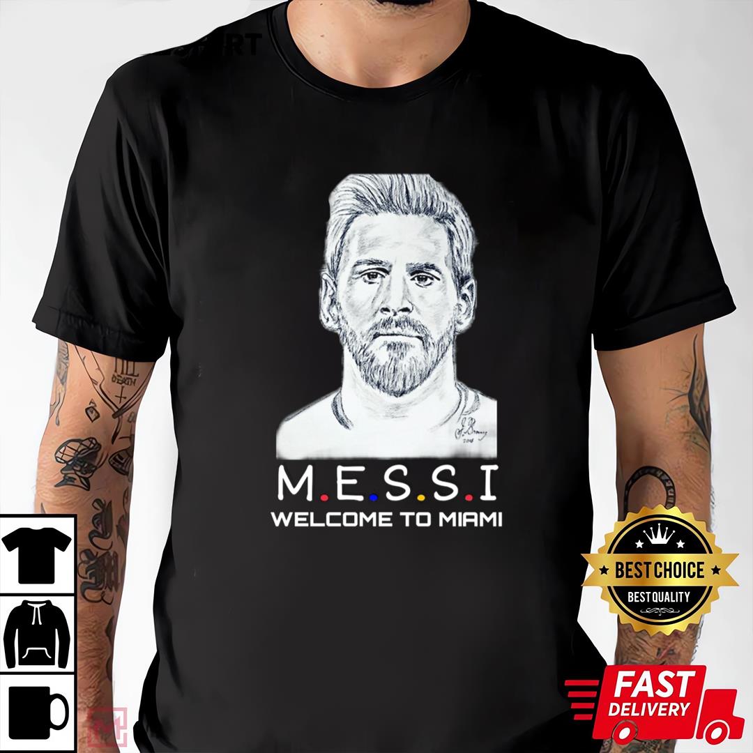 Lionel Messi, Welcome To Miami Essential T-shirt