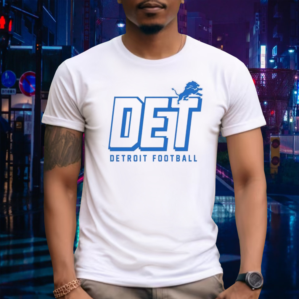 Football Detroit Lion DET logo shirt