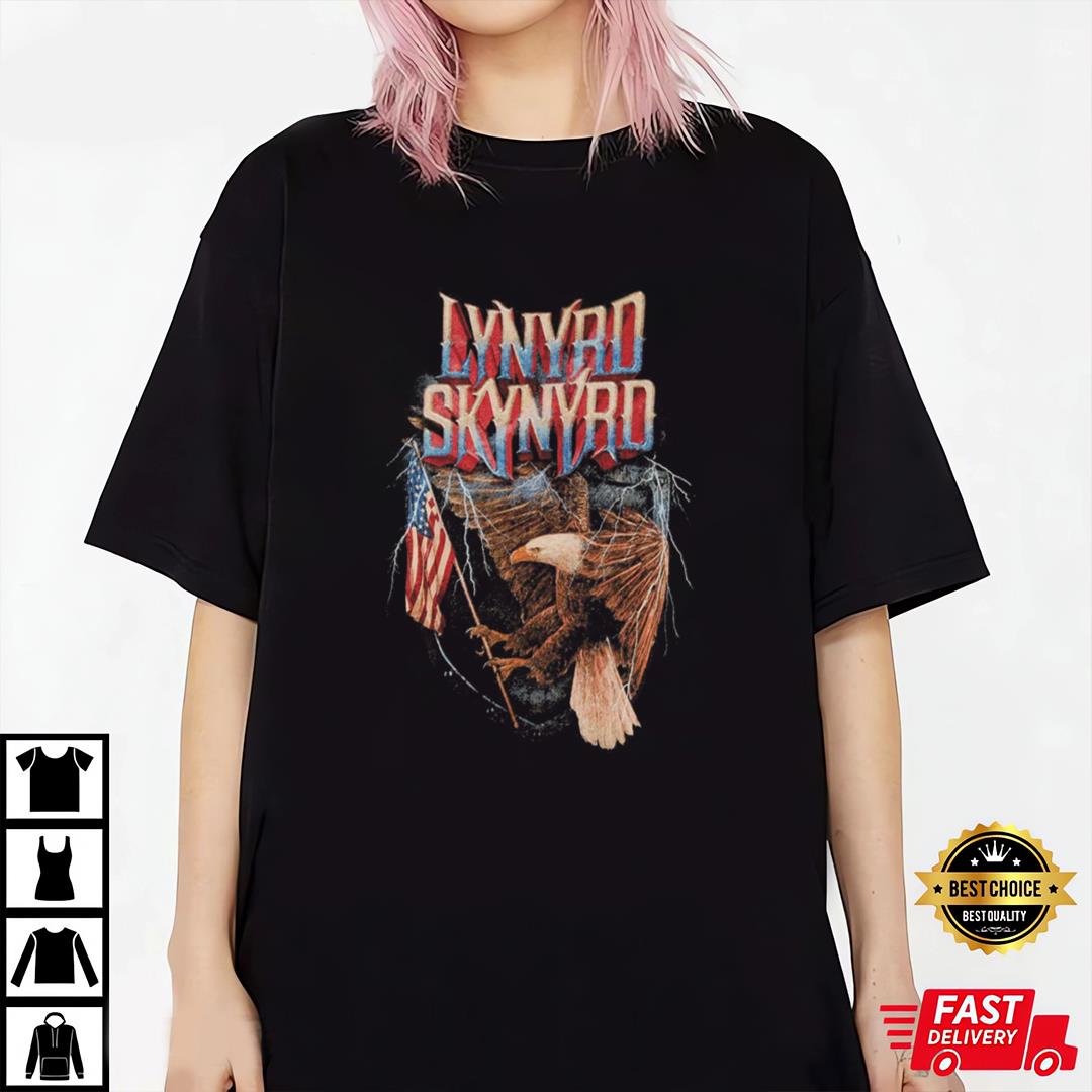 Lynyrd Skynyrd Bird With Flag T-shirt