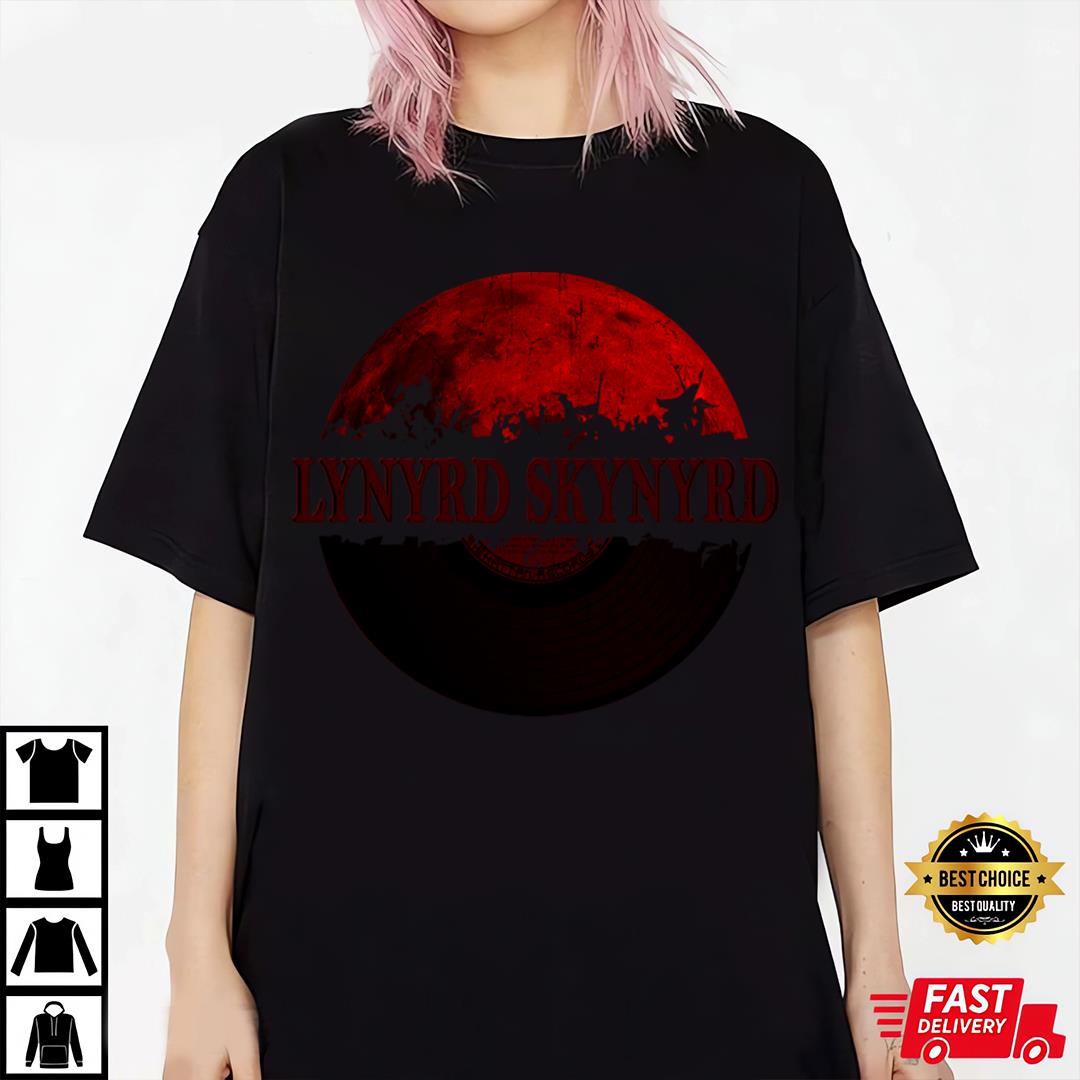 Lynyrd Skynyrd Blood Moon Vinyl Vintage T-shirt