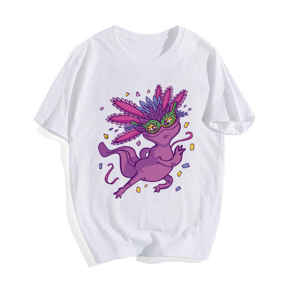 Mardi Gras Axolotl Funny Mardi Gras T-Shirts