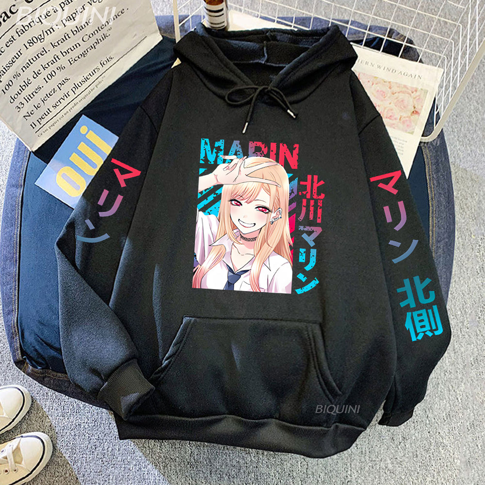 Marin Kitagawa Japanese Anime My Dress-Up Darling Print Sweatshirt Hoodies