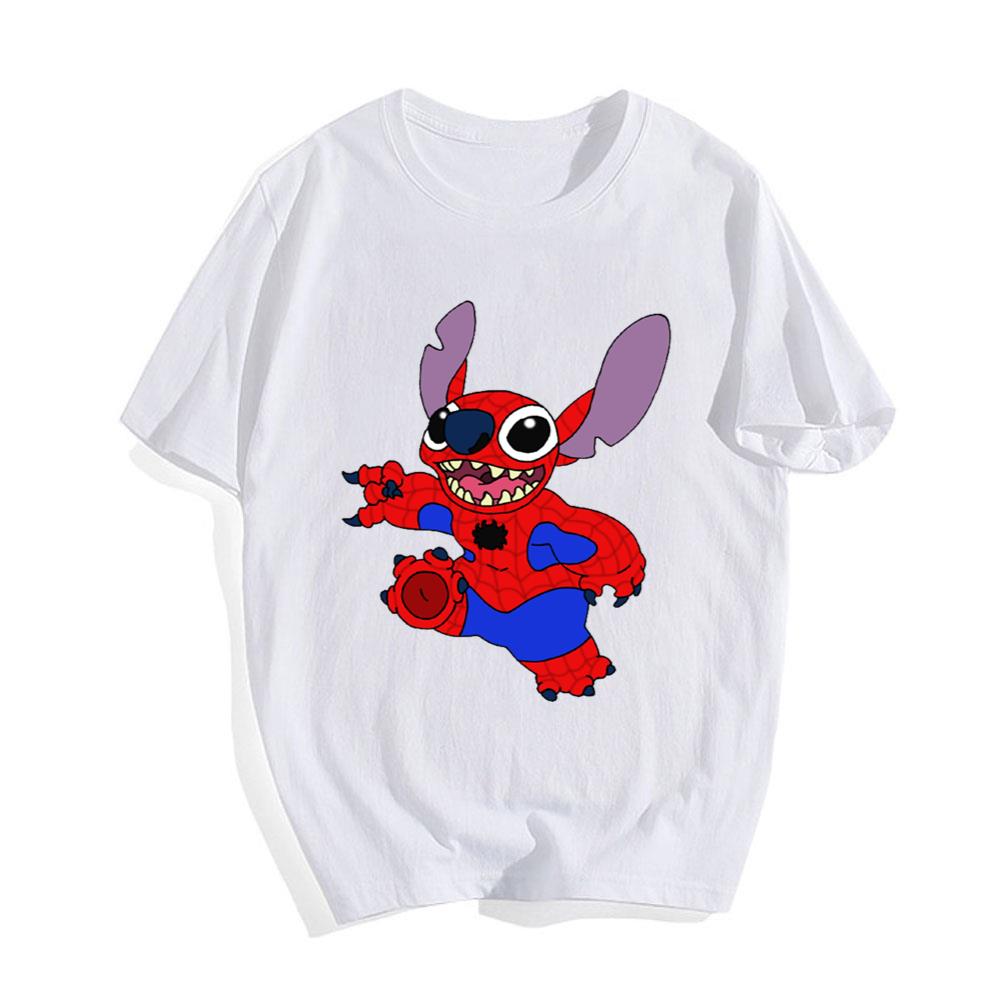 Marvel Spiderman x Stitch Avengers T-shirt