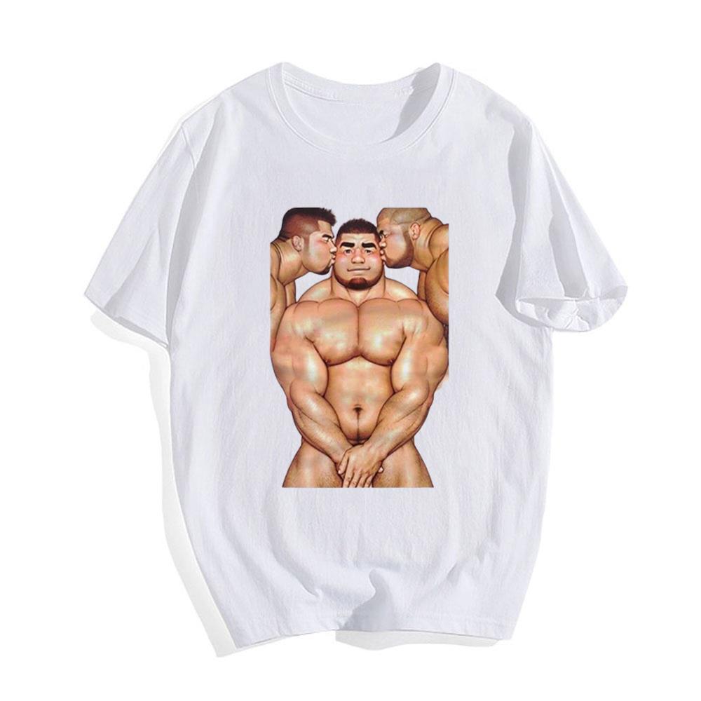 Massive Lover Boy T-Shirt Vest Shirt Gay Sumo Bodybuilder Japan Lgbtq