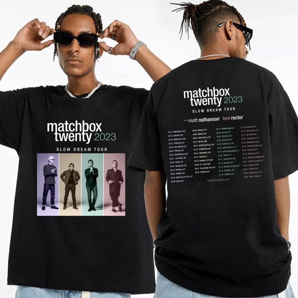 Matchbox Twenty Band Fan Shirt, Matchbox Twenty Slow Dream Tour 2023 Shirt